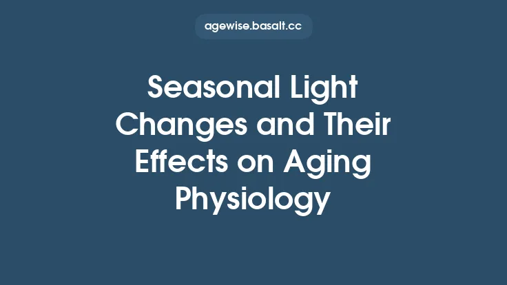 Seasonal Light Changes and Their Effects on Aging Physiology Thumbnail