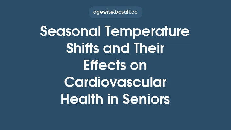 Seasonal Temperature Shifts and Their Effects on Cardiovascular Health in Seniors Thumbnail