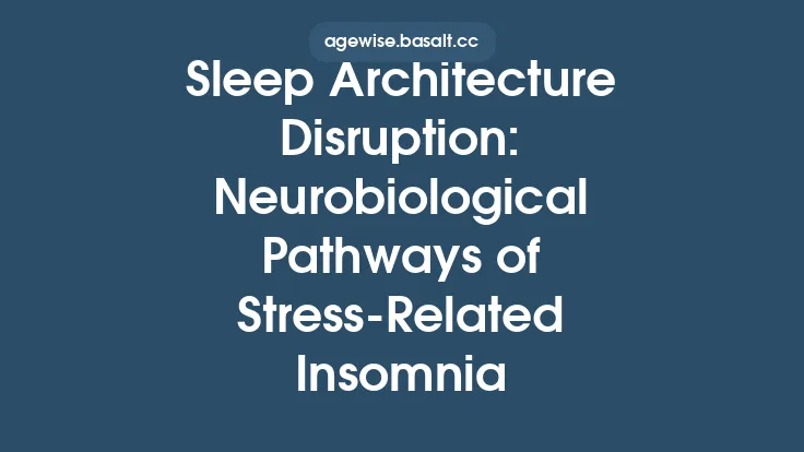 Sleep Architecture Disruption: Neurobiological Pathways of Stress-Related Insomnia Thumbnail