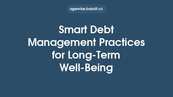 Smart Debt Management Practices for Long‑Term Well‑Being Thumbnail