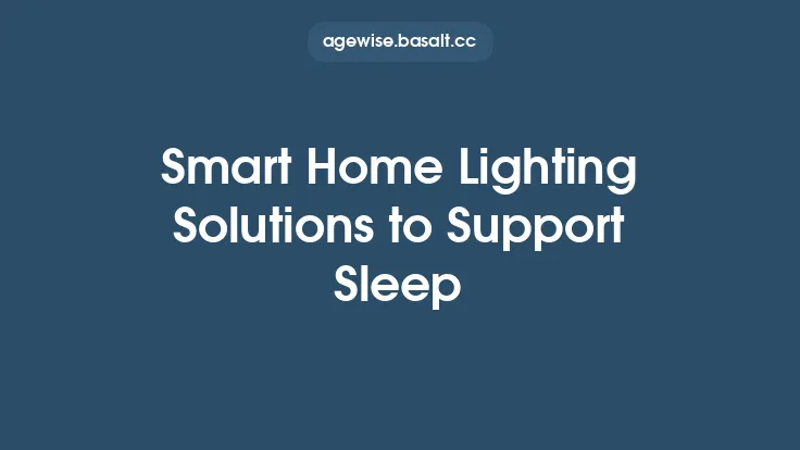 Smart Home Lighting Solutions to Support Sleep Thumbnail