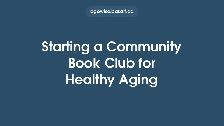 Starting a Community Book Club for Healthy Aging Thumbnail