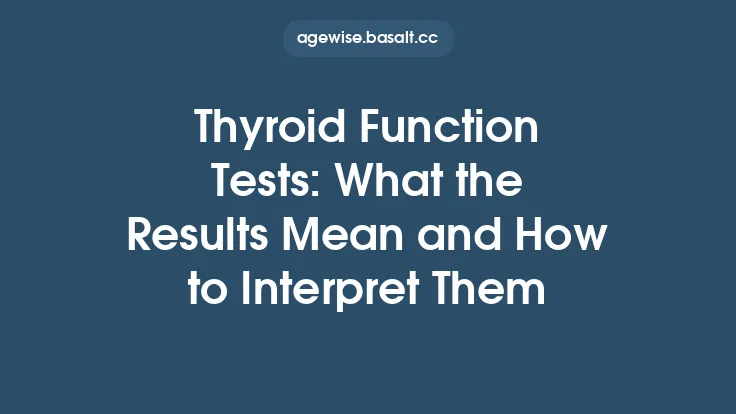 Thyroid Function Tests: What the Results Mean and How to Interpret Them Thumbnail
