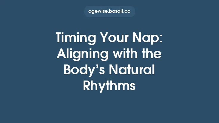 Timing Your Nap: Aligning with the Body’s Natural Rhythms Thumbnail