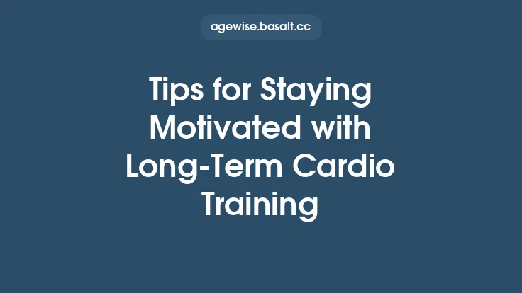 Tips for Staying Motivated with Long‑Term Cardio Training Thumbnail