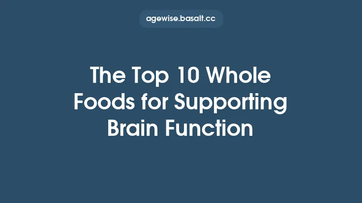 The Top 10 Whole Foods for Supporting Brain Function Thumbnail