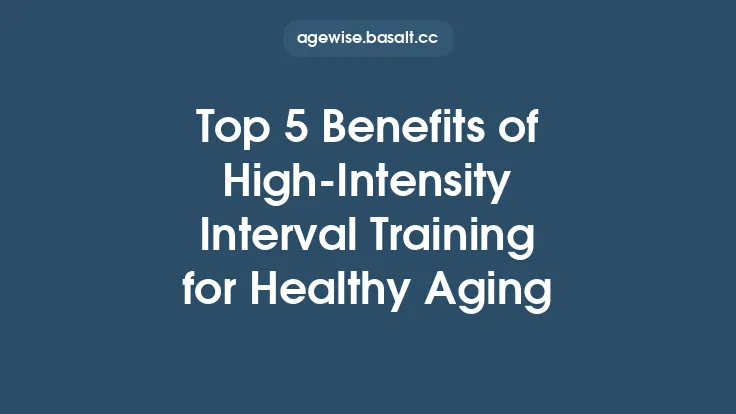 Top 5 Benefits of High‑Intensity Interval Training for Healthy Aging Thumbnail