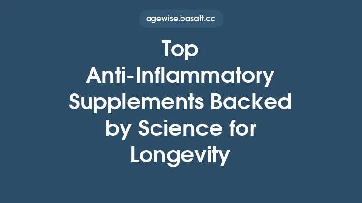 Top Anti‑Inflammatory Supplements Backed by Science for Longevity Thumbnail