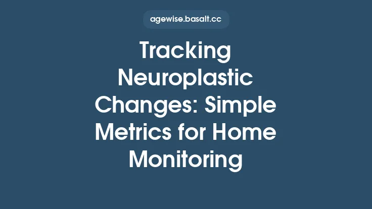 Tracking Neuroplastic Changes: Simple Metrics for Home Monitoring Thumbnail