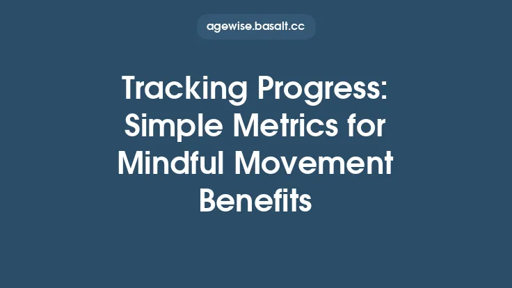 Tracking Progress: Simple Metrics for Mindful Movement Benefits Thumbnail