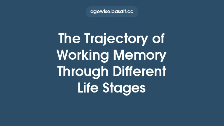 The Trajectory of Working Memory Through Different Life Stages Thumbnail