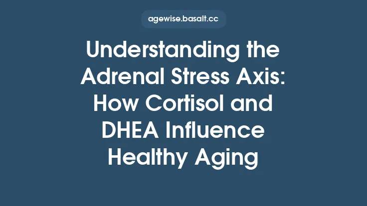 Understanding the Adrenal Stress Axis: How Cortisol and DHEA Influence Healthy Aging Thumbnail