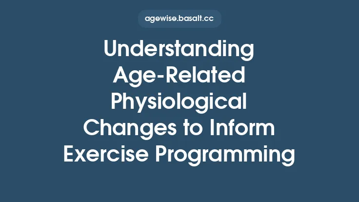 Understanding Age‑Related Physiological Changes to Inform Exercise Programming Thumbnail