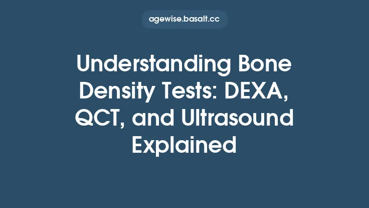 Understanding Bone Density Tests: DEXA, QCT, and Ultrasound Explained Thumbnail