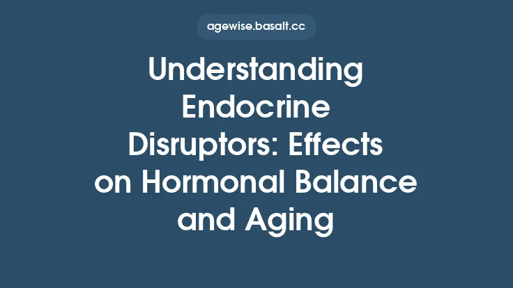 Understanding Endocrine Disruptors: Effects on Hormonal Balance and Aging Thumbnail