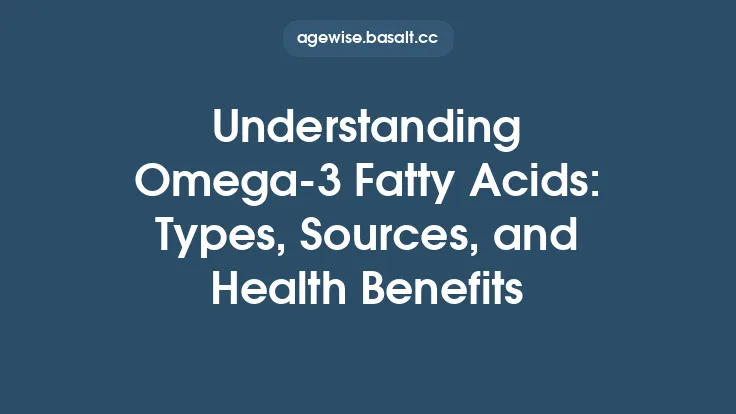 Understanding Omega‑3 Fatty Acids: Types, Sources, and Health Benefits Thumbnail