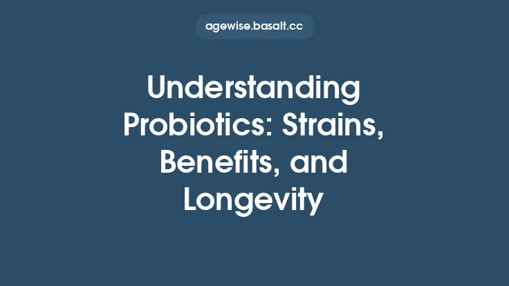 Understanding Probiotics: Strains, Benefits, and Longevity Thumbnail