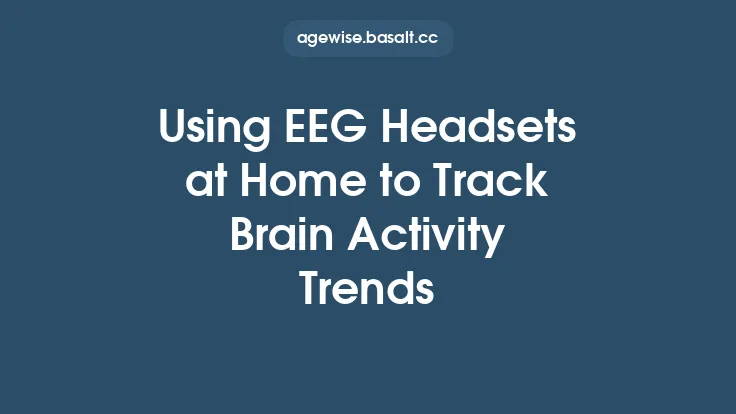 Using EEG Headsets at Home to Track Brain Activity Trends Thumbnail