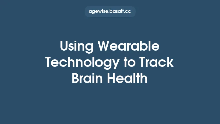 Using Wearable Technology to Track Brain Health Thumbnail