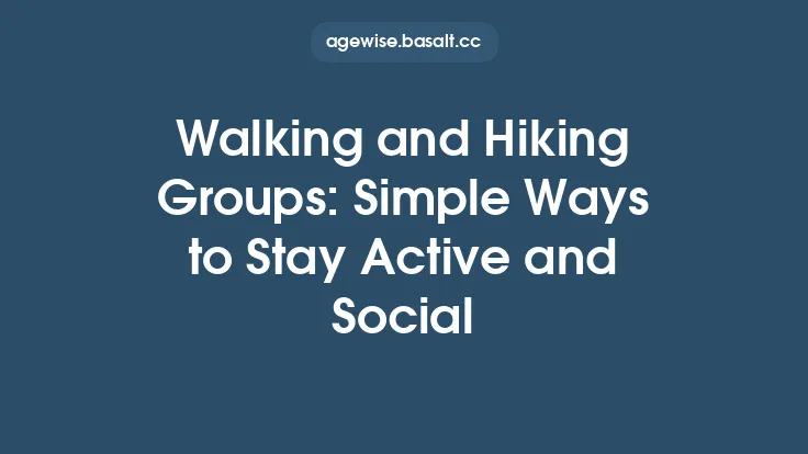 Walking and Hiking Groups: Simple Ways to Stay Active and Social Thumbnail